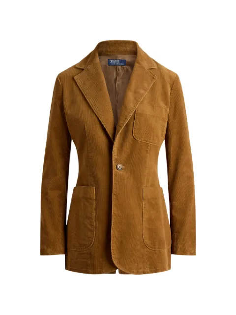 Polo Ralph Lauren corduroy-effect buttoned blazer