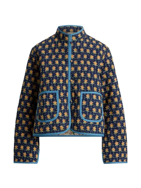 Polo Ralph Lauren Ari floral-print quilted cotton jacket