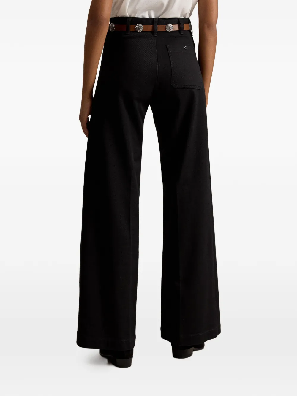 Polo Ralph Lauren Beaton broek met riemlussen Zwart
