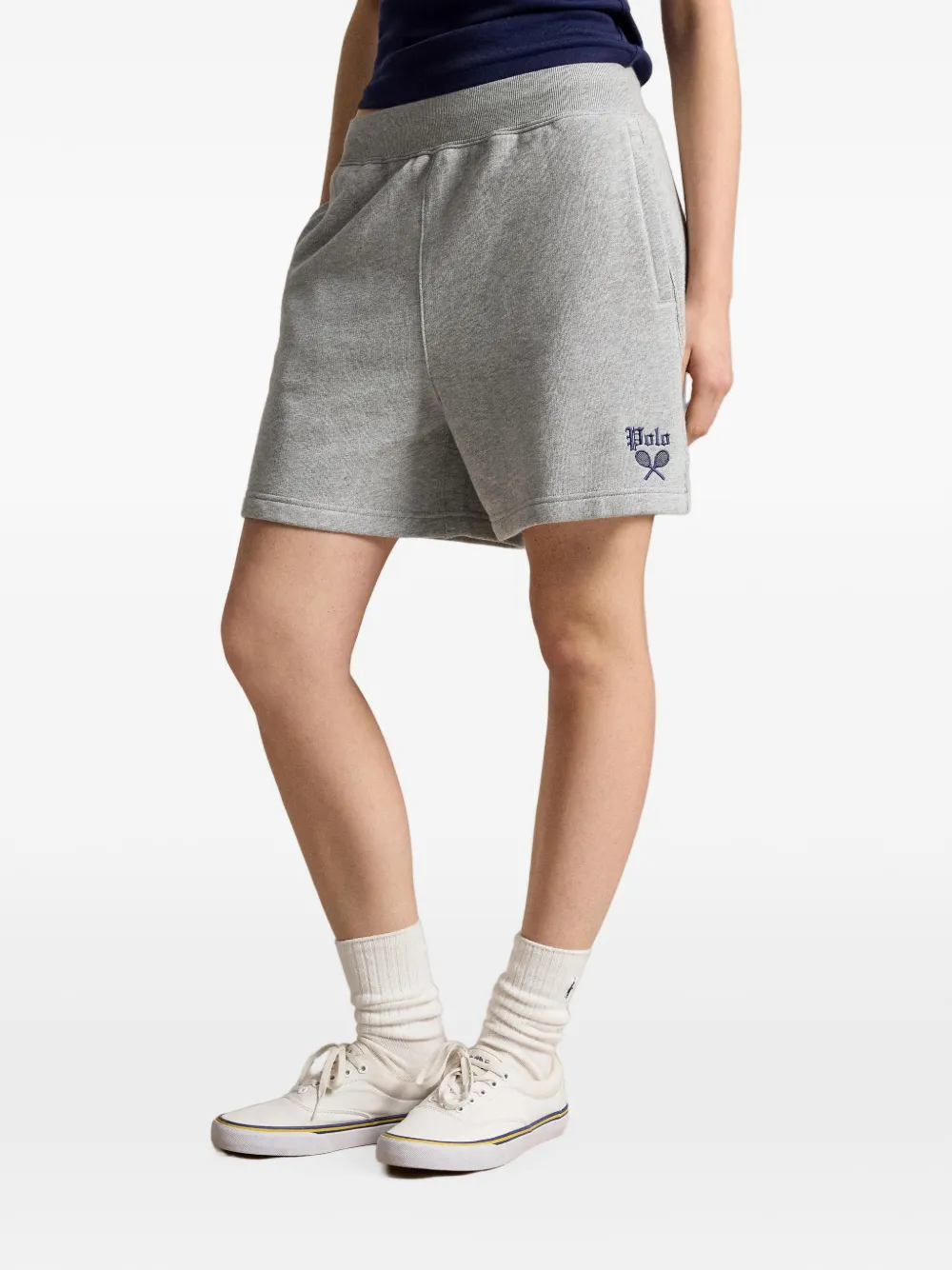 Polo Ralph Lauren Shorts met geborduurd logo Grijs