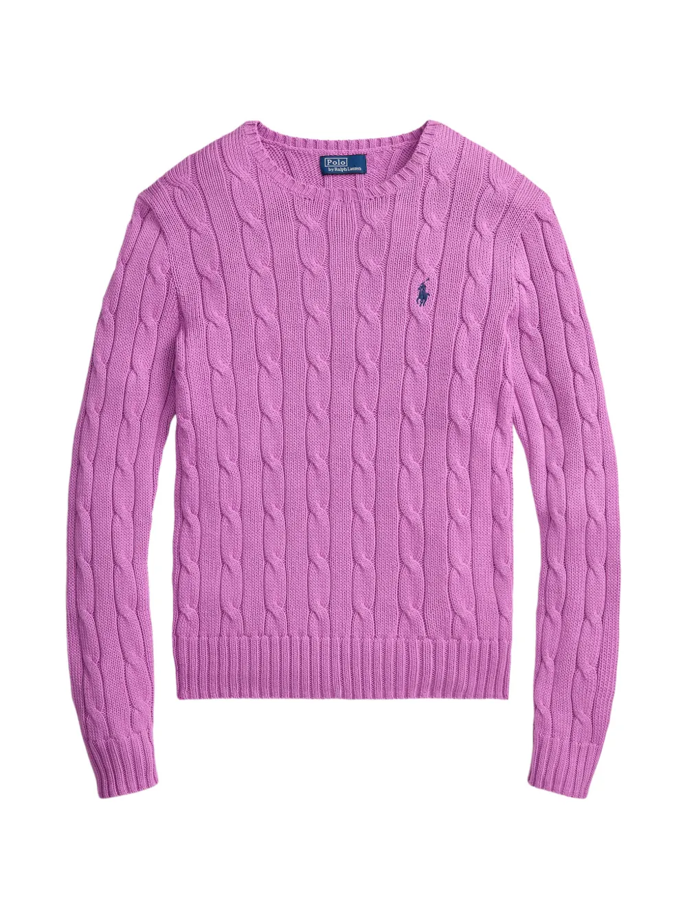 Polo Ralph Lauren Maglione intrecciato in cotone - Viola