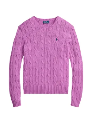 Polo Ralph Lauren cable-knit V-neck Sweater | ピンク | FARFETCH JP