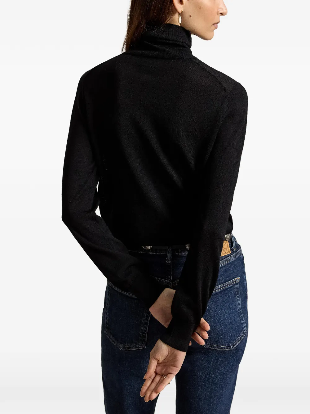 Polo Ralph Lauren Wollen coltrui Zwart