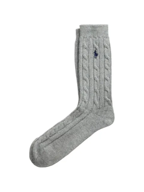 Polo Ralph Lauren chaussettes montantes en maille torsadée