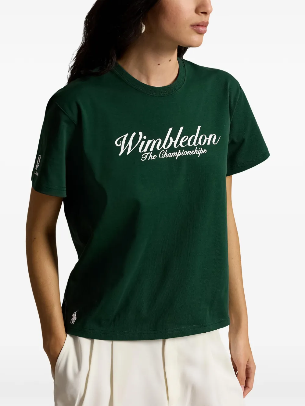 Polo Ralph Lauren T-shirt met print Groen
