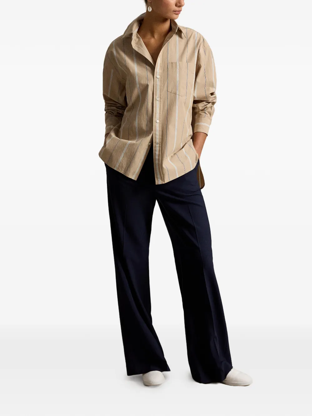 Polo Ralph Lauren Gestreept shirt Beige