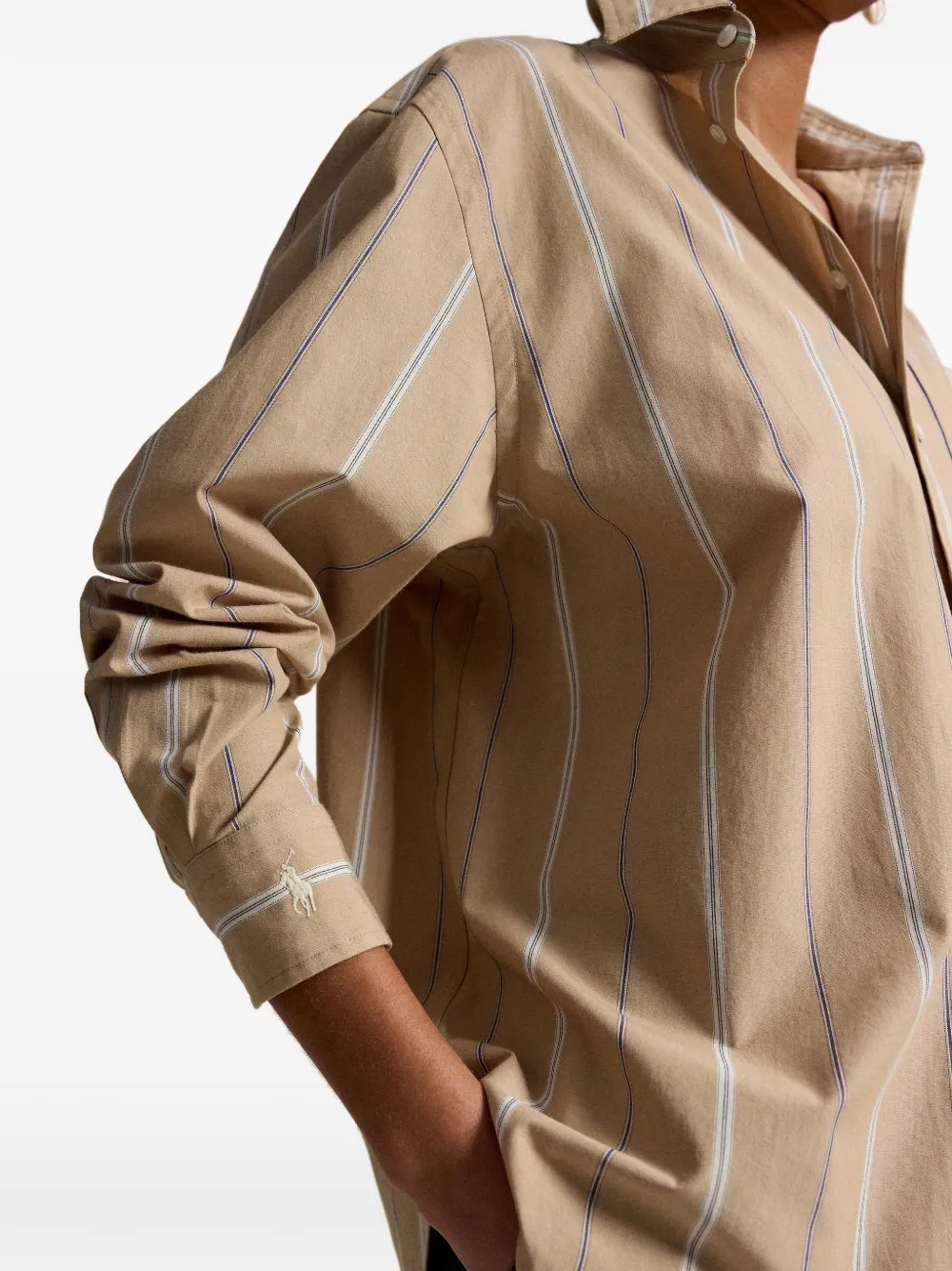 Polo Ralph Lauren Gestreept shirt Beige