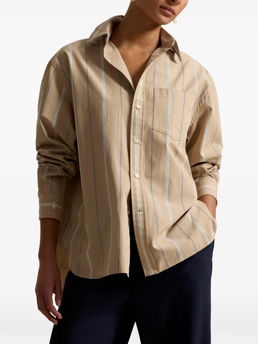 Polo Ralph Lauren Gestreept shirt Beige