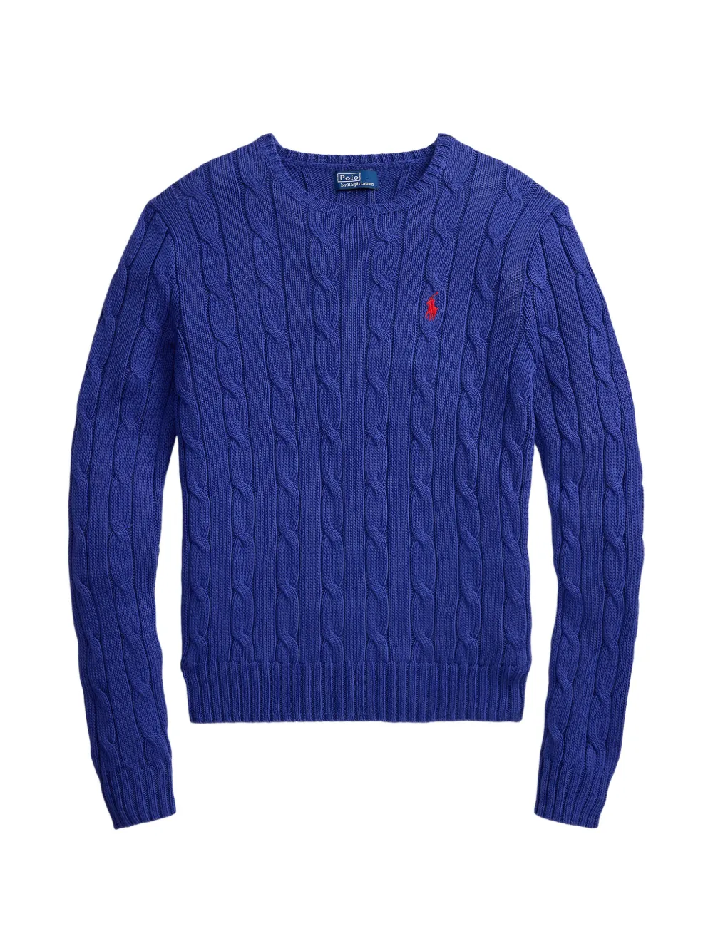 Polo Ralph Lauren Pullover mit Zopfmuster - Blau