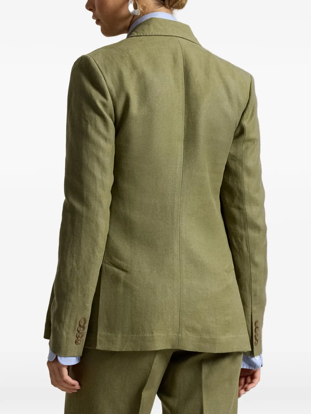 Polo Ralph Lauren Calvin blazer met dubbele rij knopen Groen