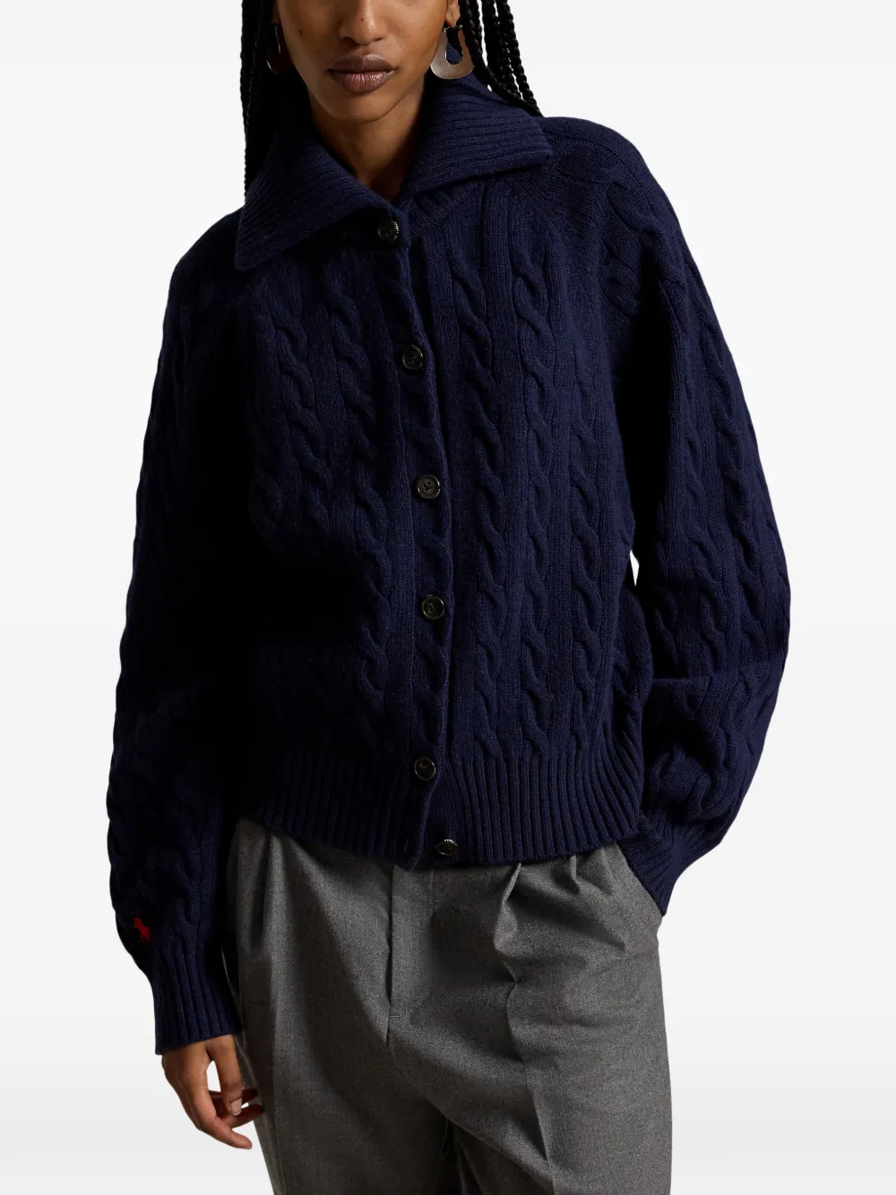 Polo Ralph Lauren Kabelgebreid vest Blauw