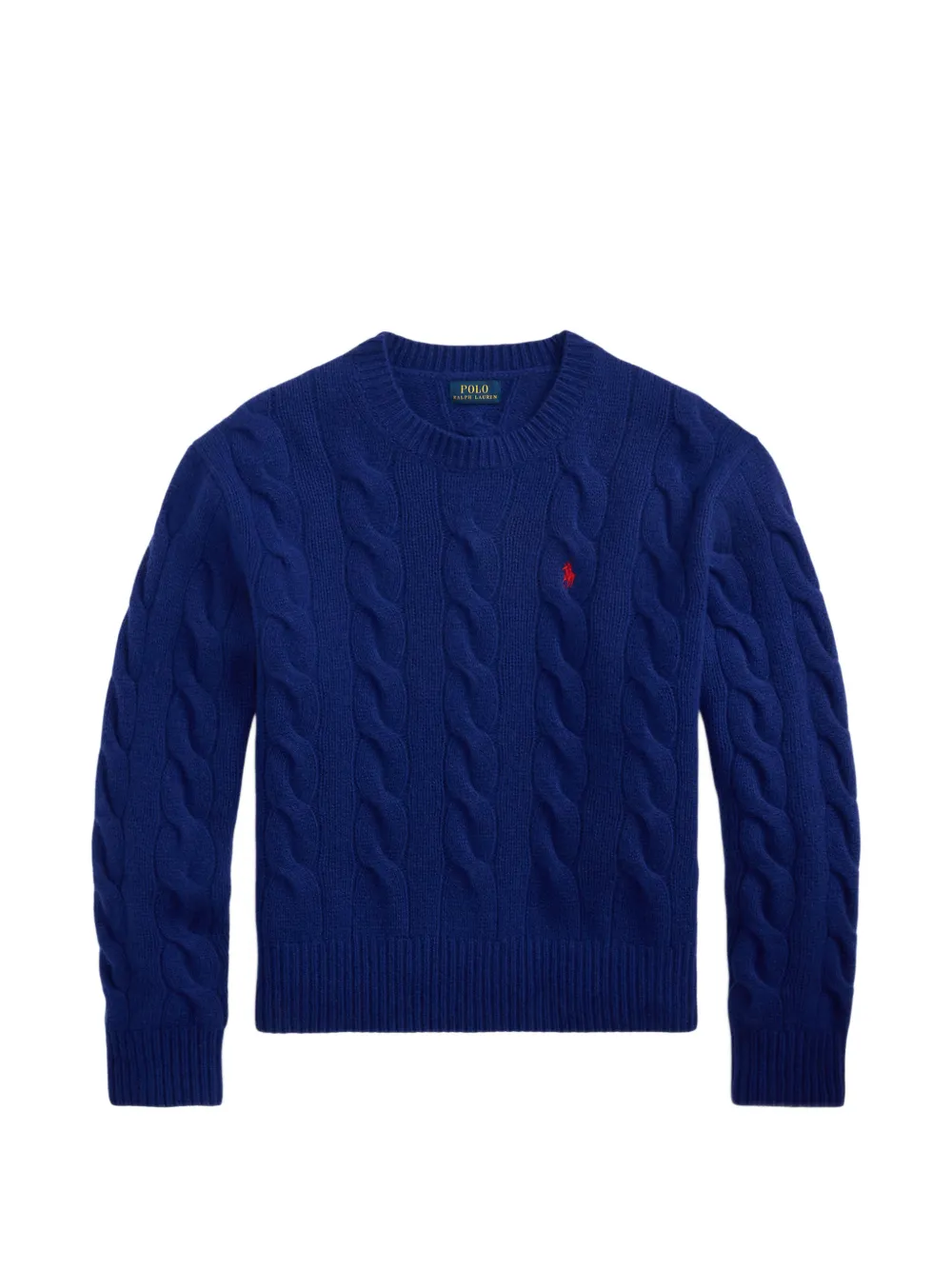 Polo Ralph Lauren Pullover mit Zopfmuster - Blau