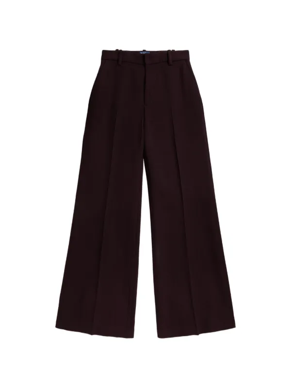Polo Ralph Lauren Beaton Wool Crepe Trousers in Red