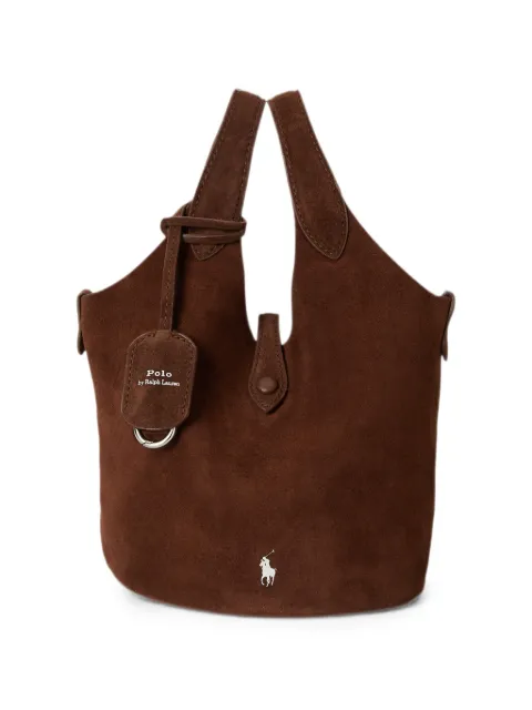 Polo Ralph Lauren Polo Play calf suede tote bag