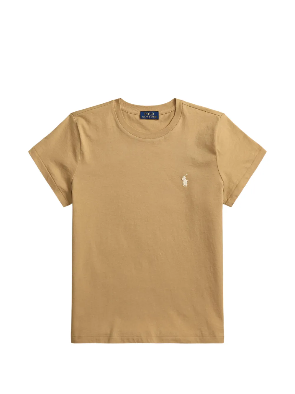 Polo Ralph Lauren T-Shirt mit Logo-Stickerei - Nude