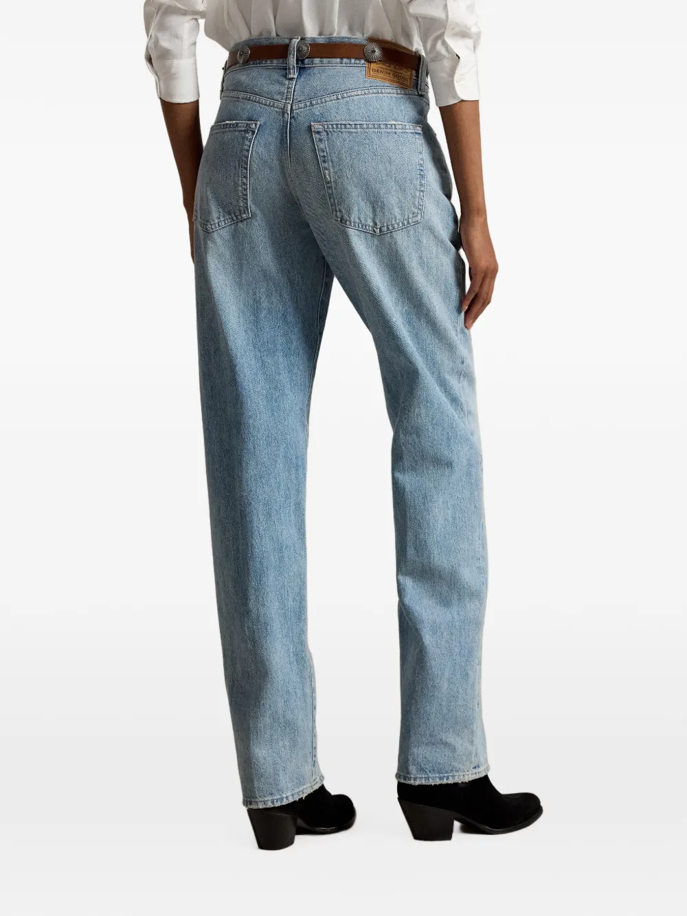 Polo Ralph Lauren Jeans met verfspatten Blauw