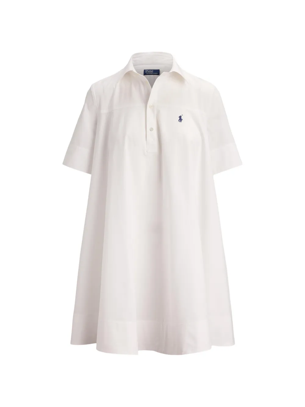 Polo Ralph Lauren Kurzes Hemdkleid - Weiß