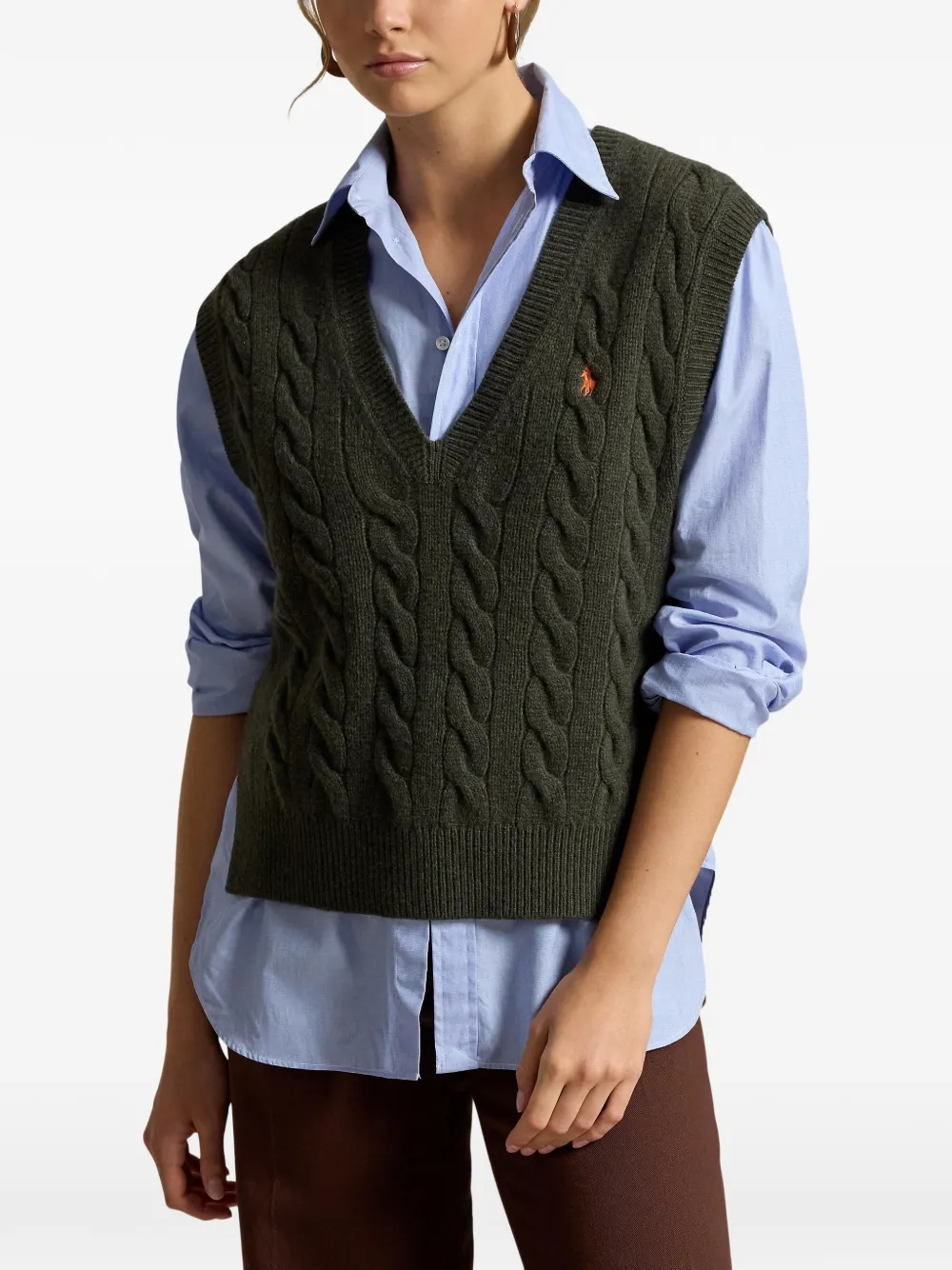 Polo Ralph Lauren Kabelgebreide trui Groen