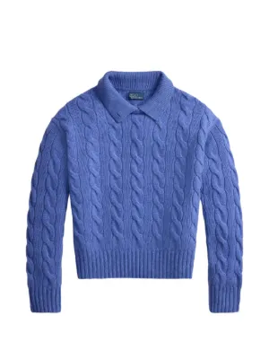 Polo Ralph Lauren ケーブルニットカーディガン | ブルー | FARFETCH JP