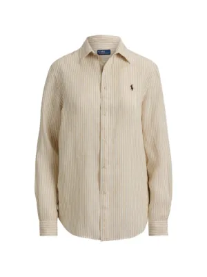 Polo Ralph Lauren ロングスリーブ リネンシャツ | ニュートラル