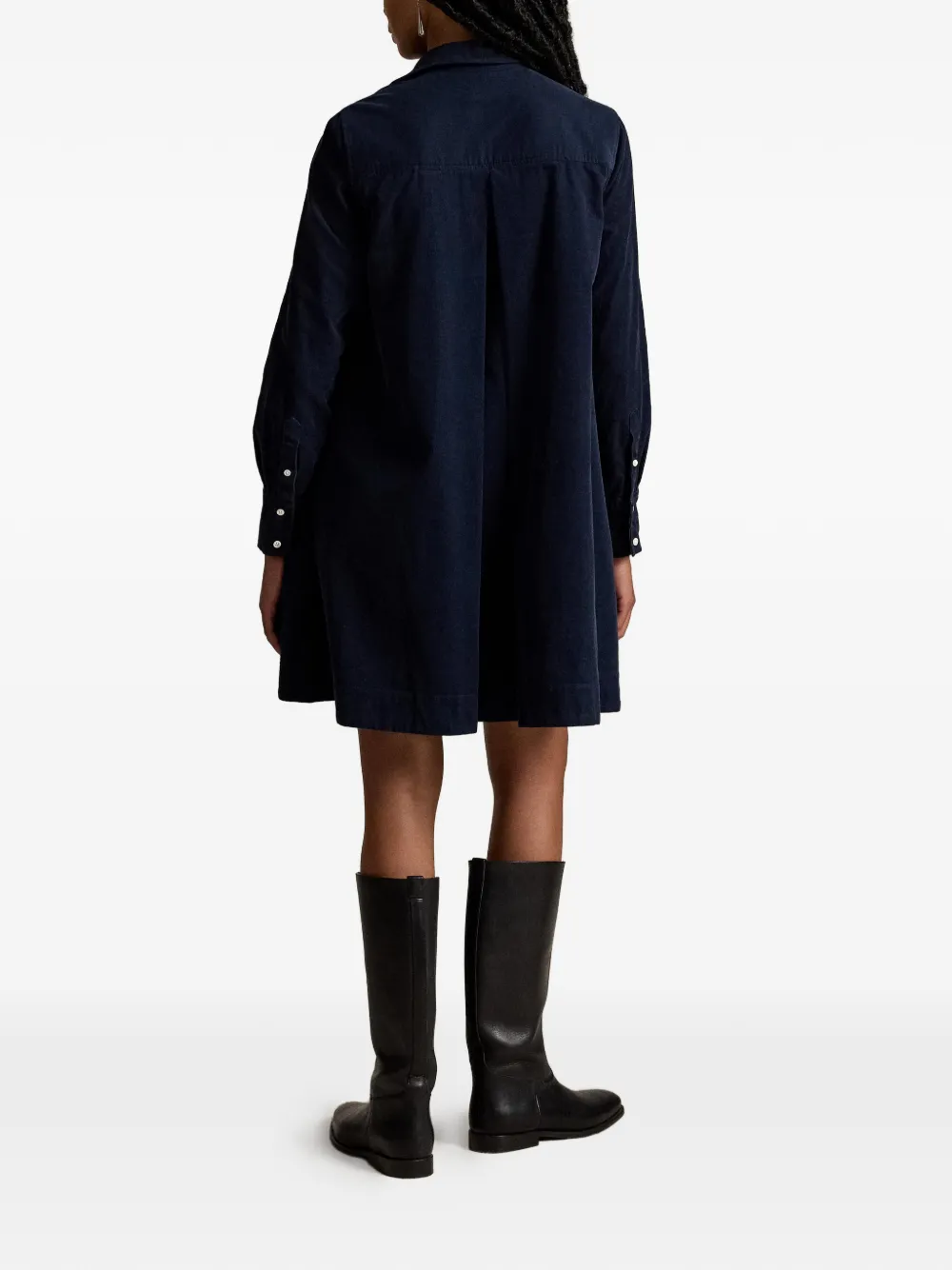 Polo Ralph Lauren Mini-jurk met geborduurd logo Blauw