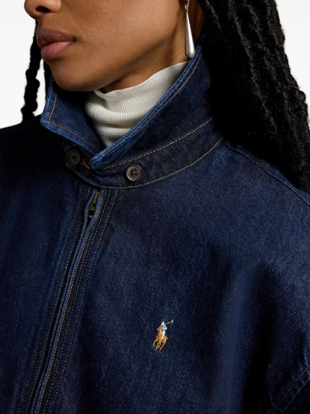 Polo Ralph Lauren Bubble denim jack Blauw