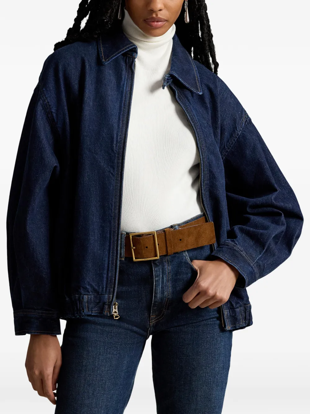 Polo Ralph Lauren Bubble denim jack Blauw