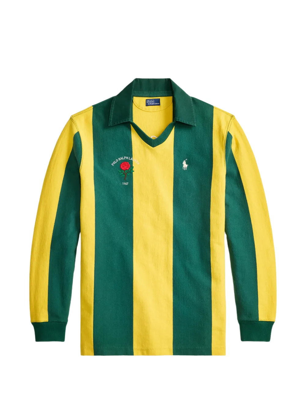 Polo Ralph Lauren Gestreiftes Poloshirt - Grün