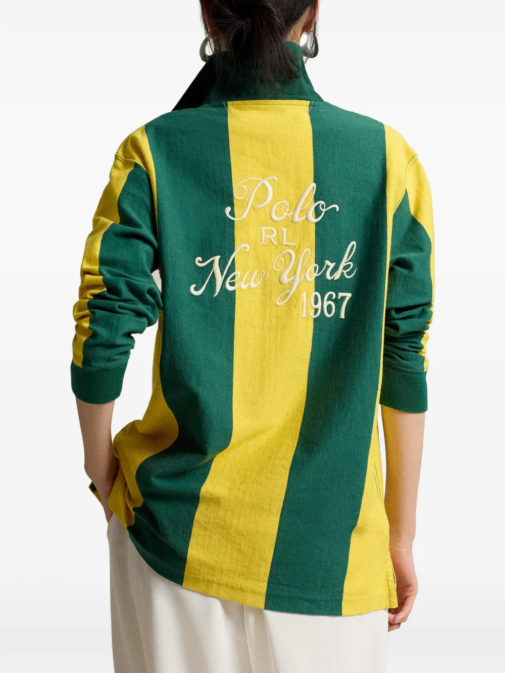 Polo Ralph Lauren Gestreepte polotop Groen