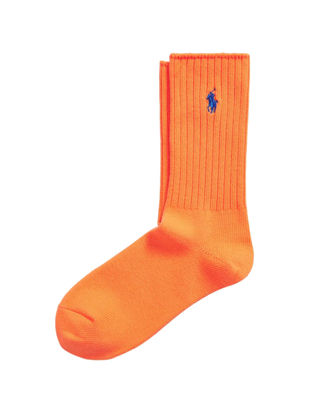 Polo Ralph Lauren embroidered ribbed socks - Arancione