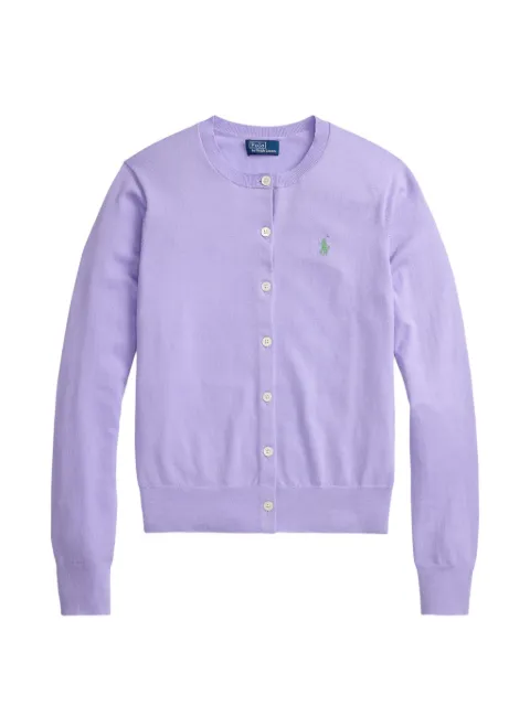 Polo Ralph Lauren embroidered-logo cardigan