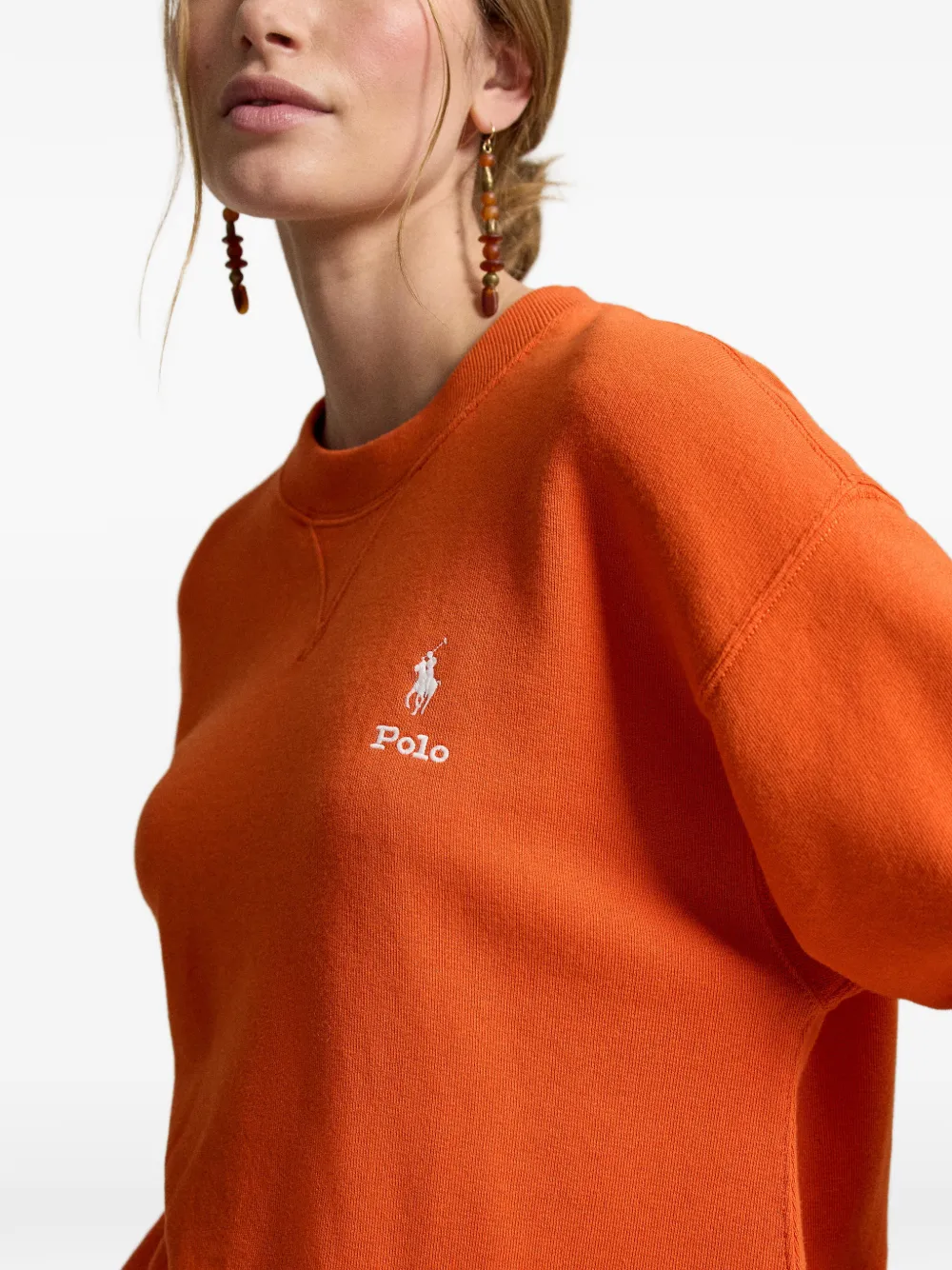 Polo Ralph Lauren Sweater met geborduurd logo Oranje