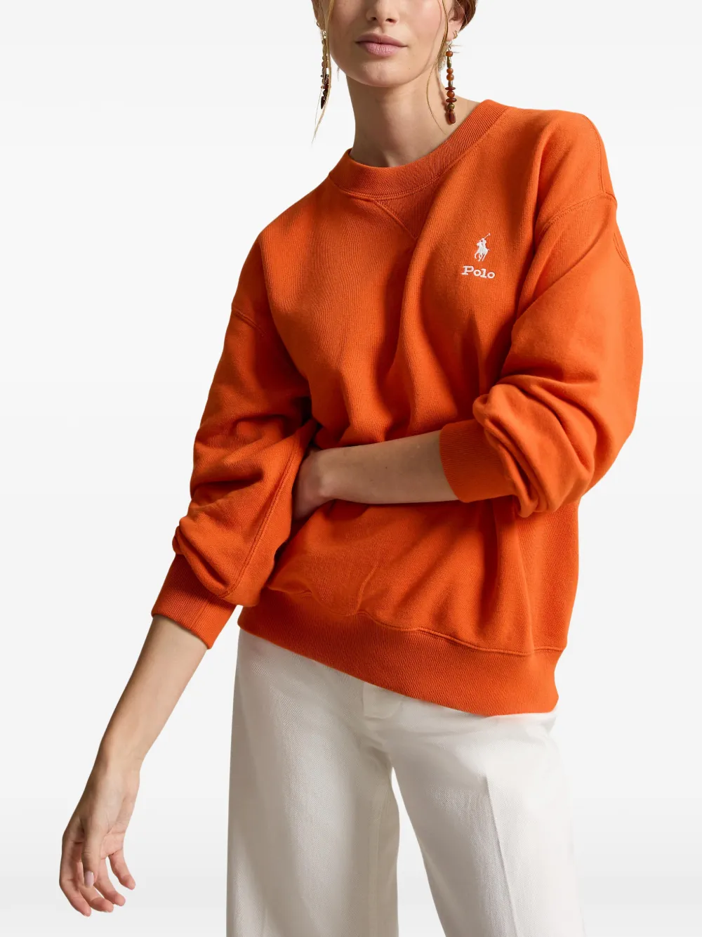 Polo Ralph Lauren Sweater met geborduurd logo Oranje