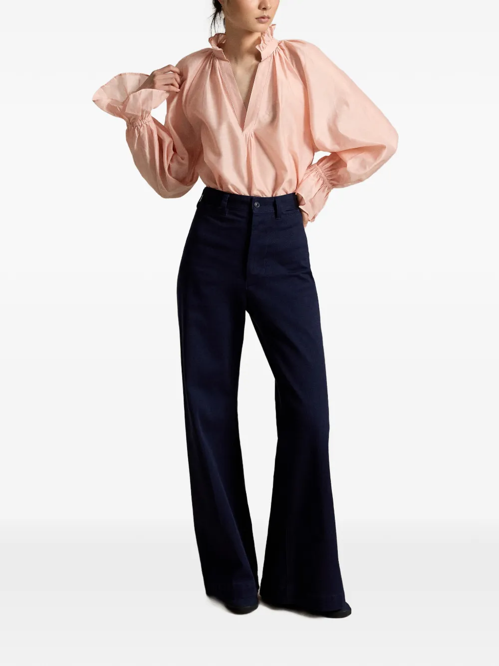Polo Ralph Lauren Blouse met ruches Roze