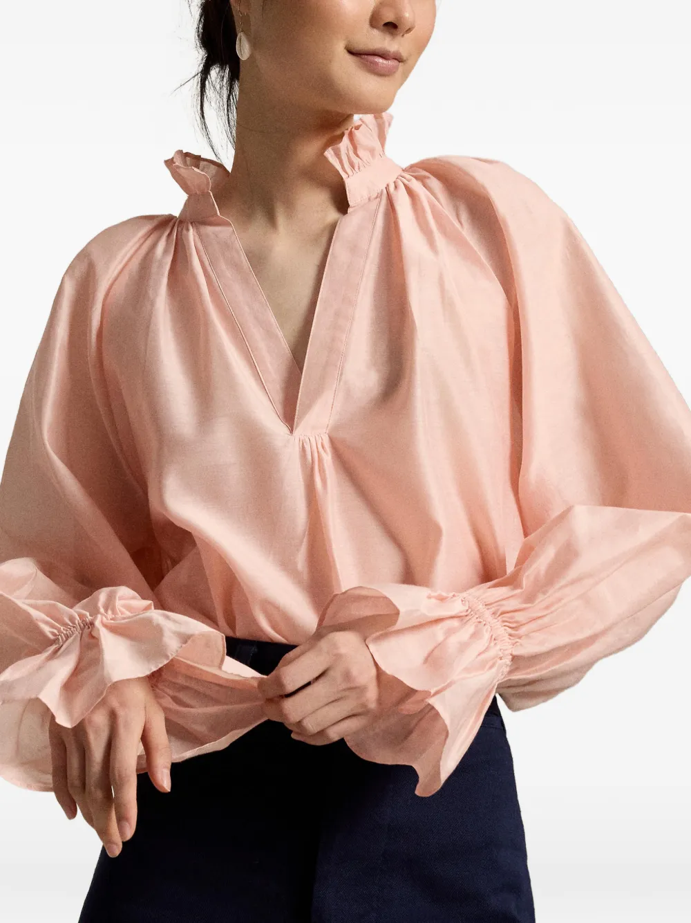 Polo Ralph Lauren Blouse met ruches Roze