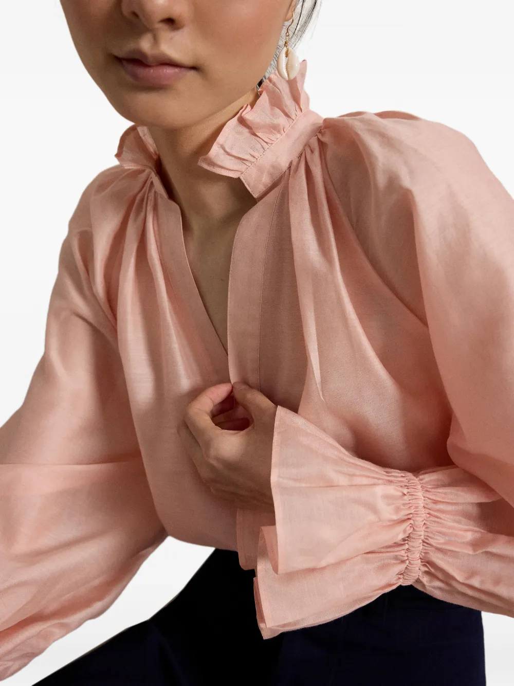 Polo Ralph Lauren Blouse met ruches Roze