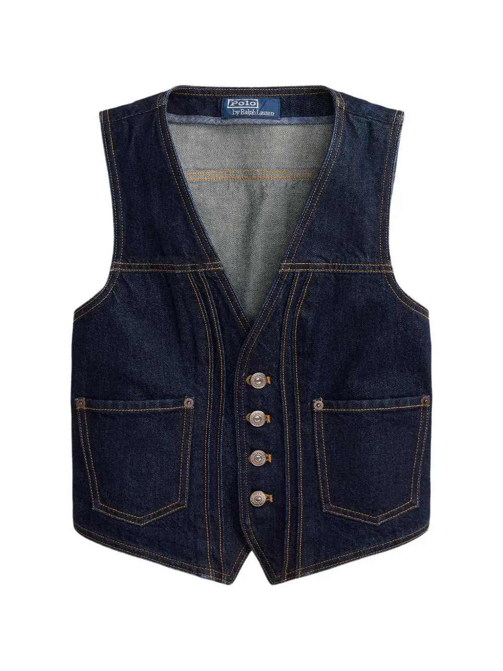 Polo Ralph Lauren Weste mit V-Ausschnitt - Blau