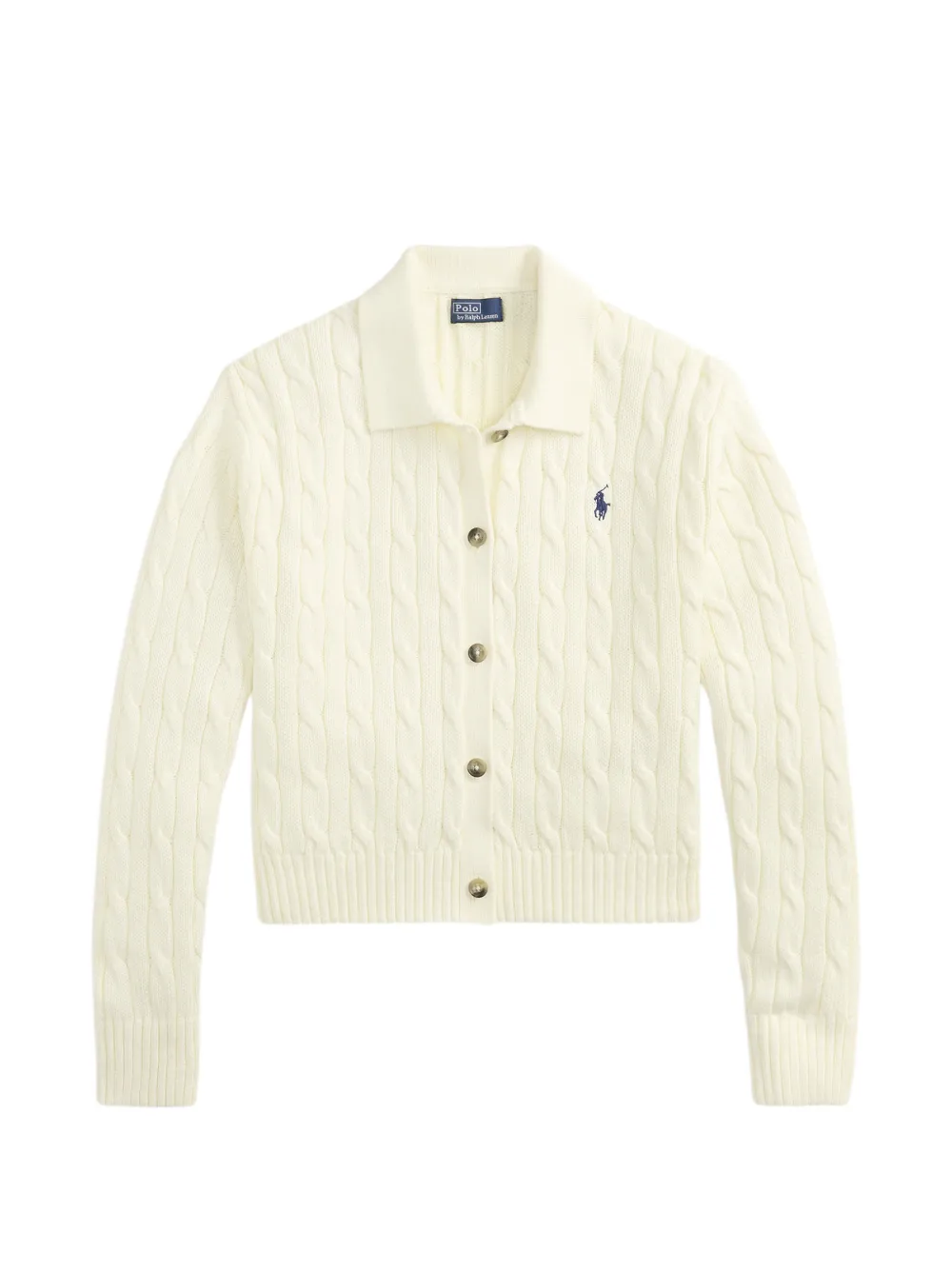 Polo Ralph Lauren Cotton Cardigan In Neutral