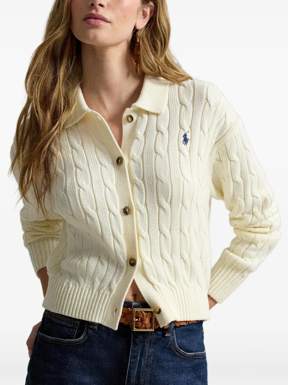 Polo Ralph Lauren Katoenen vest Beige