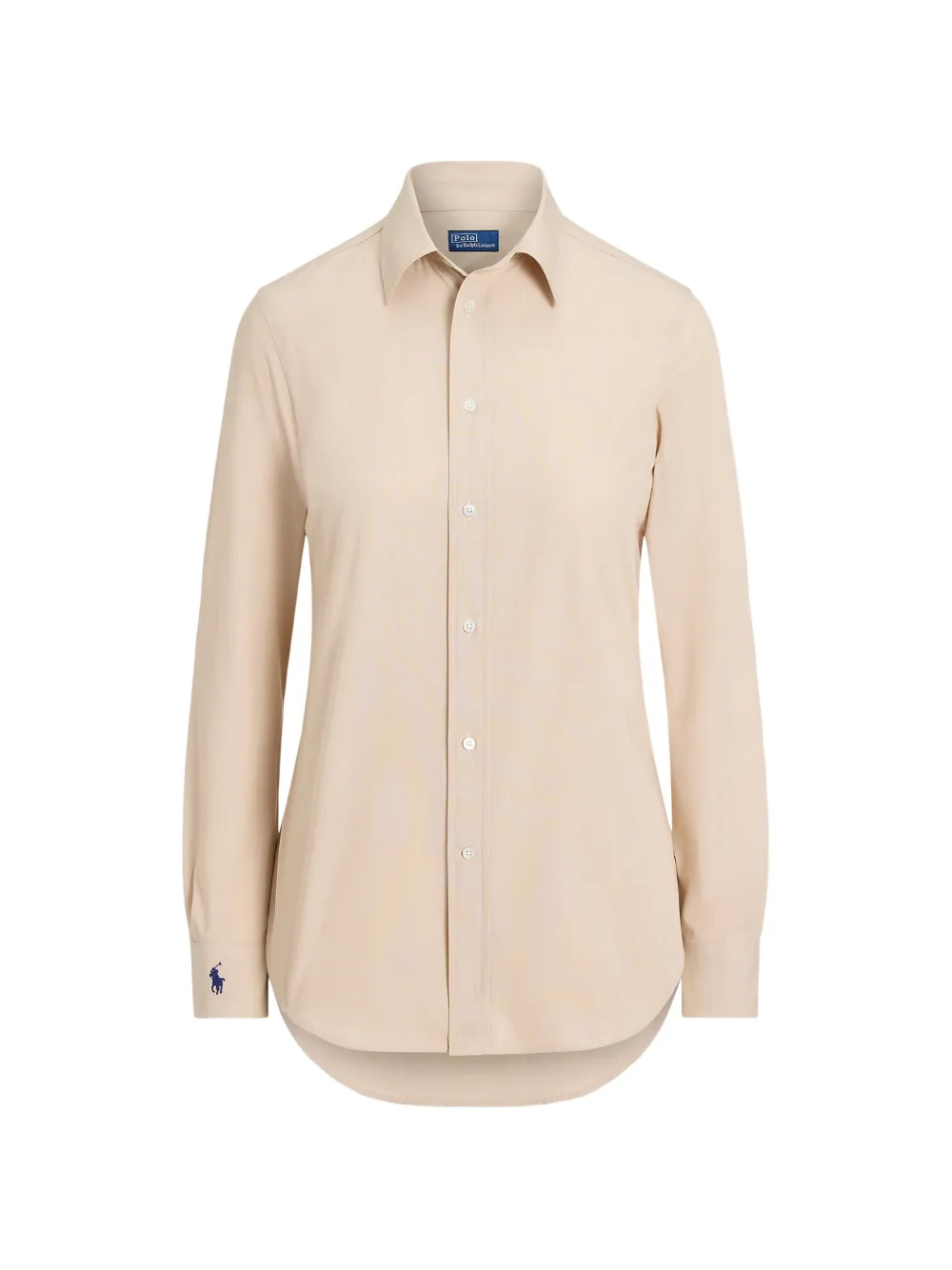 Polo Ralph Lauren end-on-end stretch slim fit cotton shirt - Toni neutri