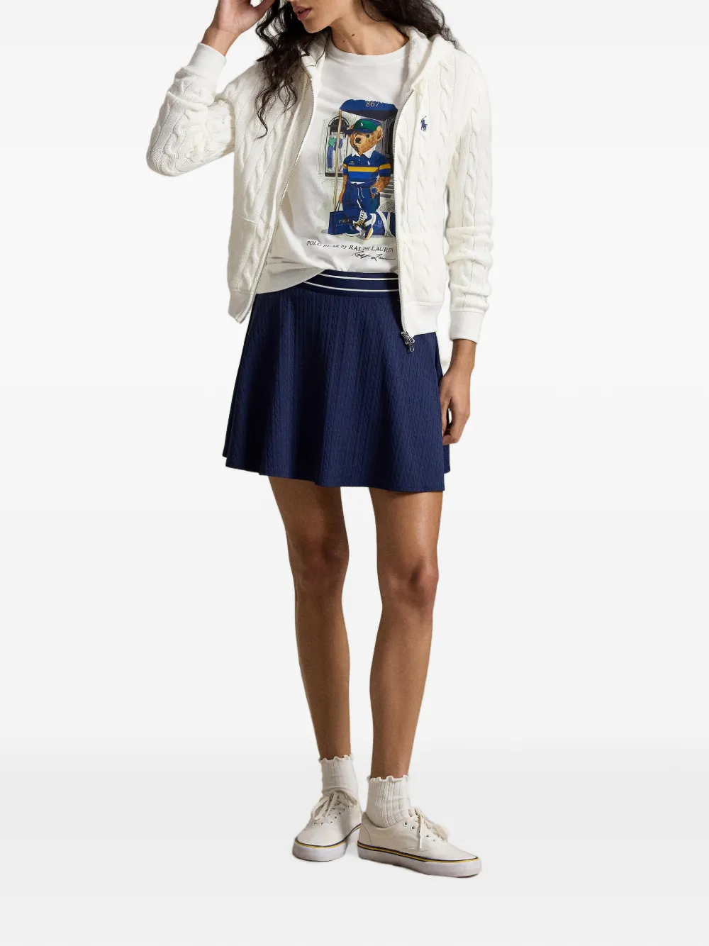 Polo Ralph Lauren T-shirt met print Wit