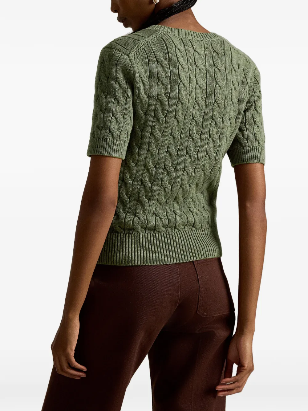 Polo Ralph Lauren Kabelgebreid vest Groen
