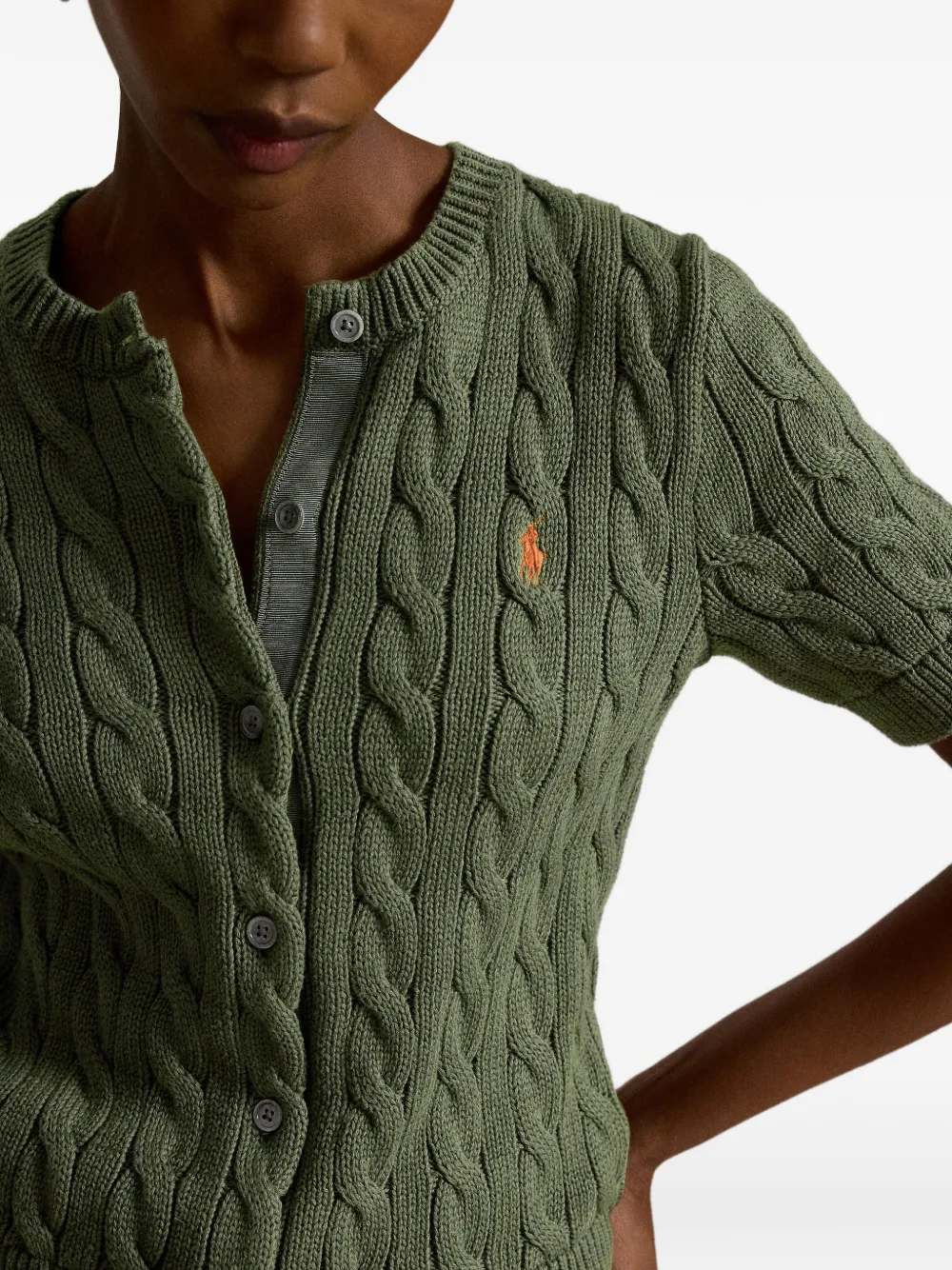 Polo Ralph Lauren Kabelgebreid vest Groen