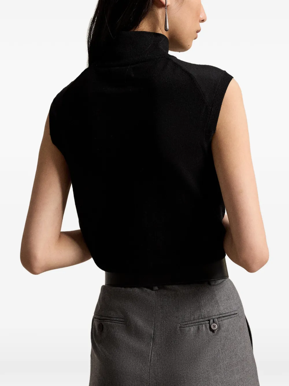Polo Ralph Lauren Mouwloze haltertop Zwart