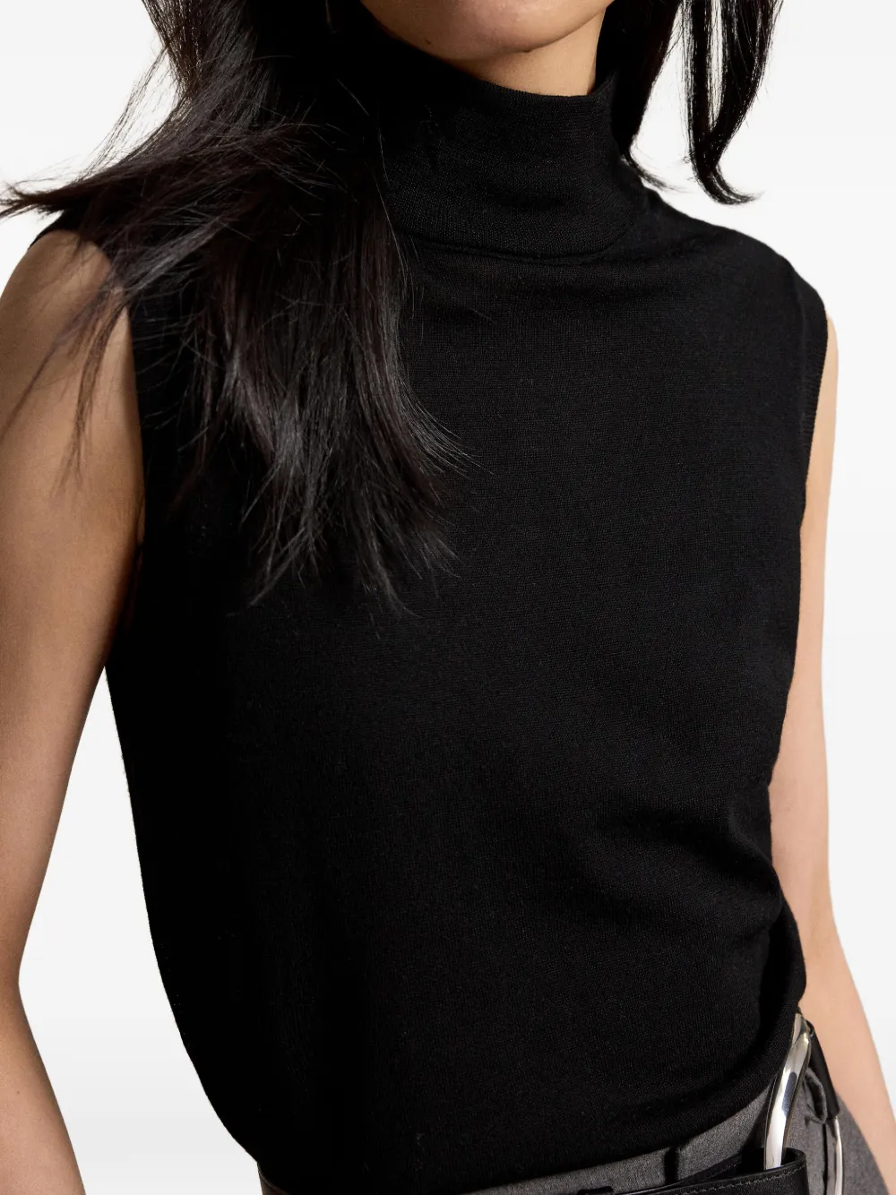 Polo Ralph Lauren Mouwloze haltertop Zwart
