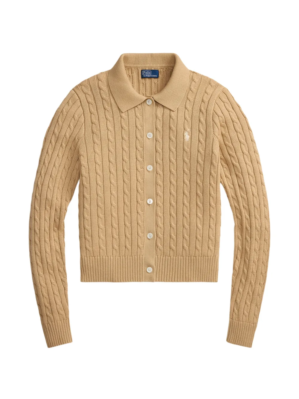 Polo Ralph Lauren Pony cable-knit cardigan - Neutrals
