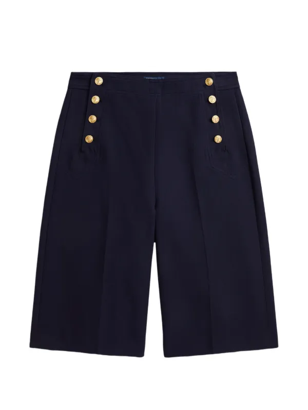 Polo Ralph Lauren Button-embellished Tailored Trousers in Blue