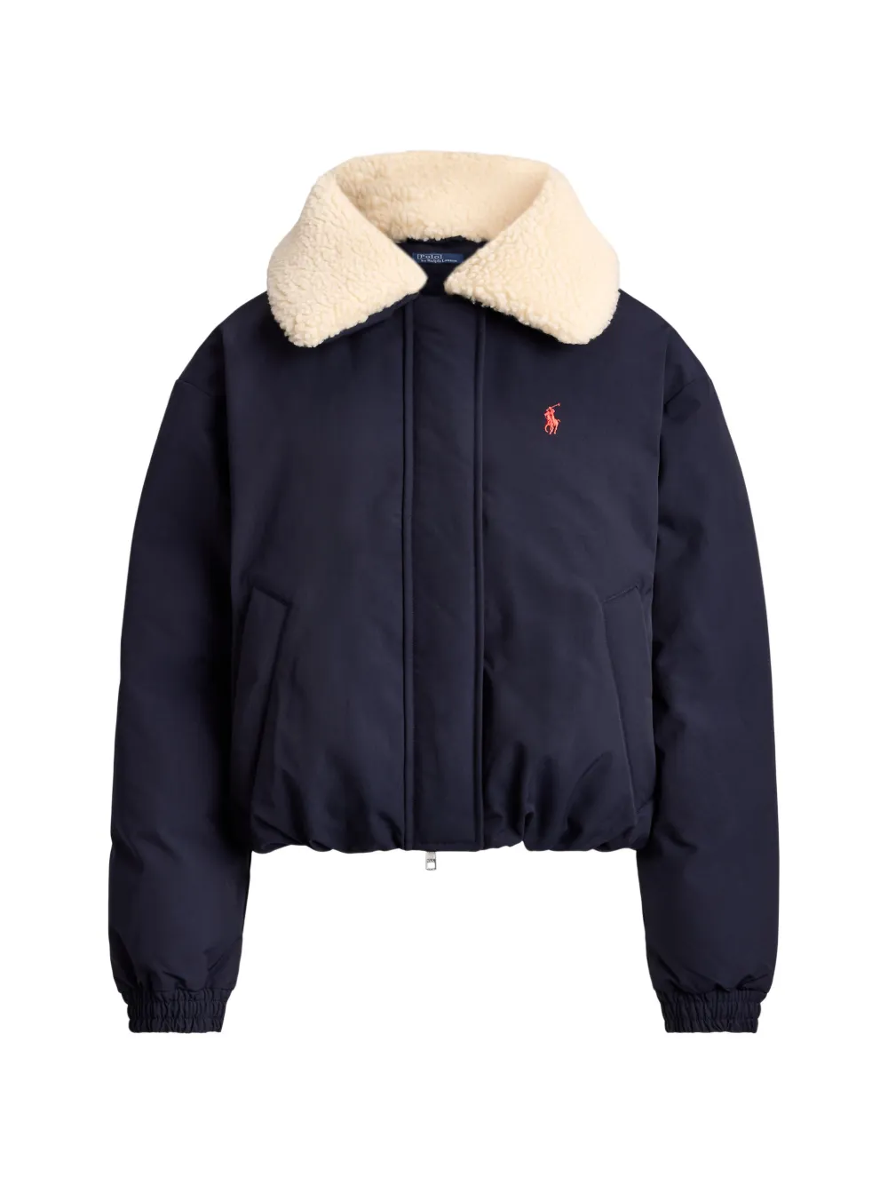 Polo Ralph Lauren high-pile-collar down puffer jacket - Blu