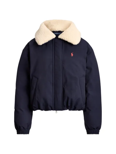 Polo Ralph Lauren high-pile-collar down puffer jacket