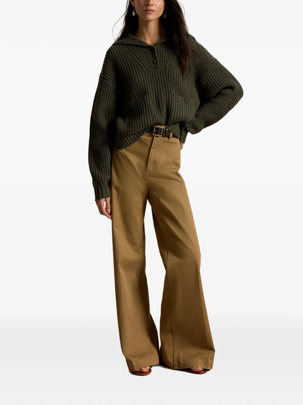 Polo Ralph Lauren Ribgebreide trui Groen